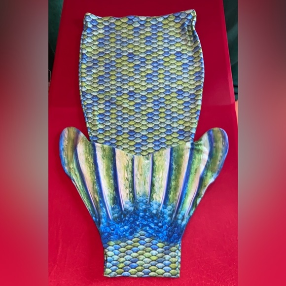 Mermaidens 🧜♀️ “Aussie Green Mermaid Tail”*Tail Skin ONLY* Adult SZ L 12-14 - Picture 4 of 10
